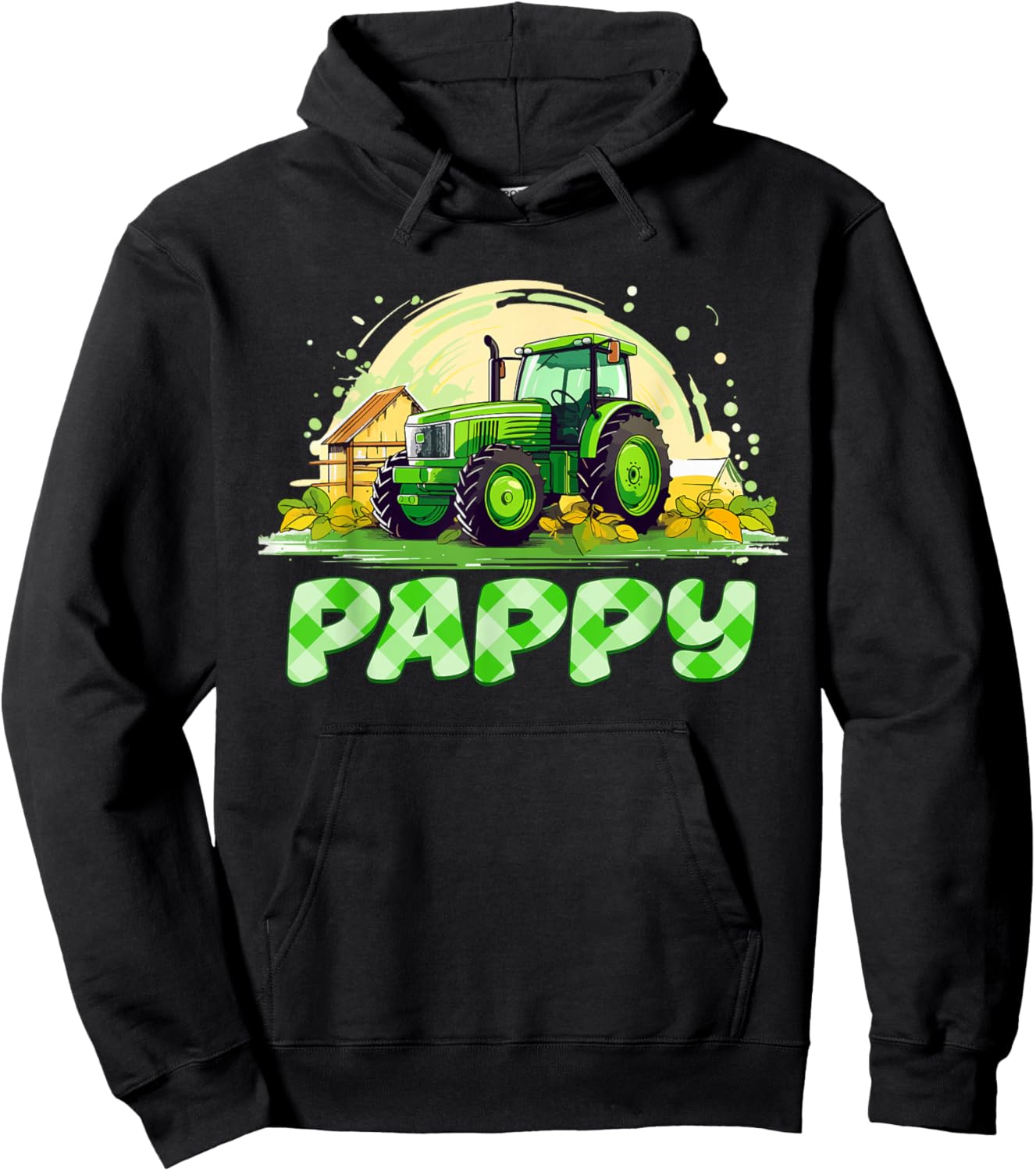 Pappy Family Tractors Farm Trucks Hoodie - Hoodie | Black
