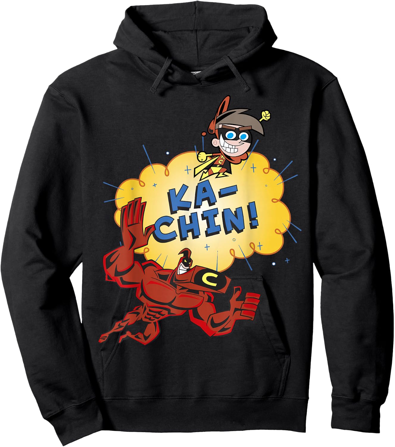 The Fairly OddParents Crimson Chin And Cleft Ka-Chin Hoodie - Hoodie | Black