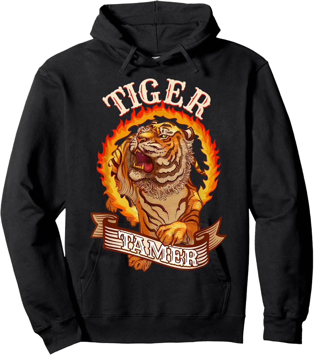 Circus Tiger Shirts - Circus Shirts - Circus Tiger Costume Hoodie - Hoodie | Black