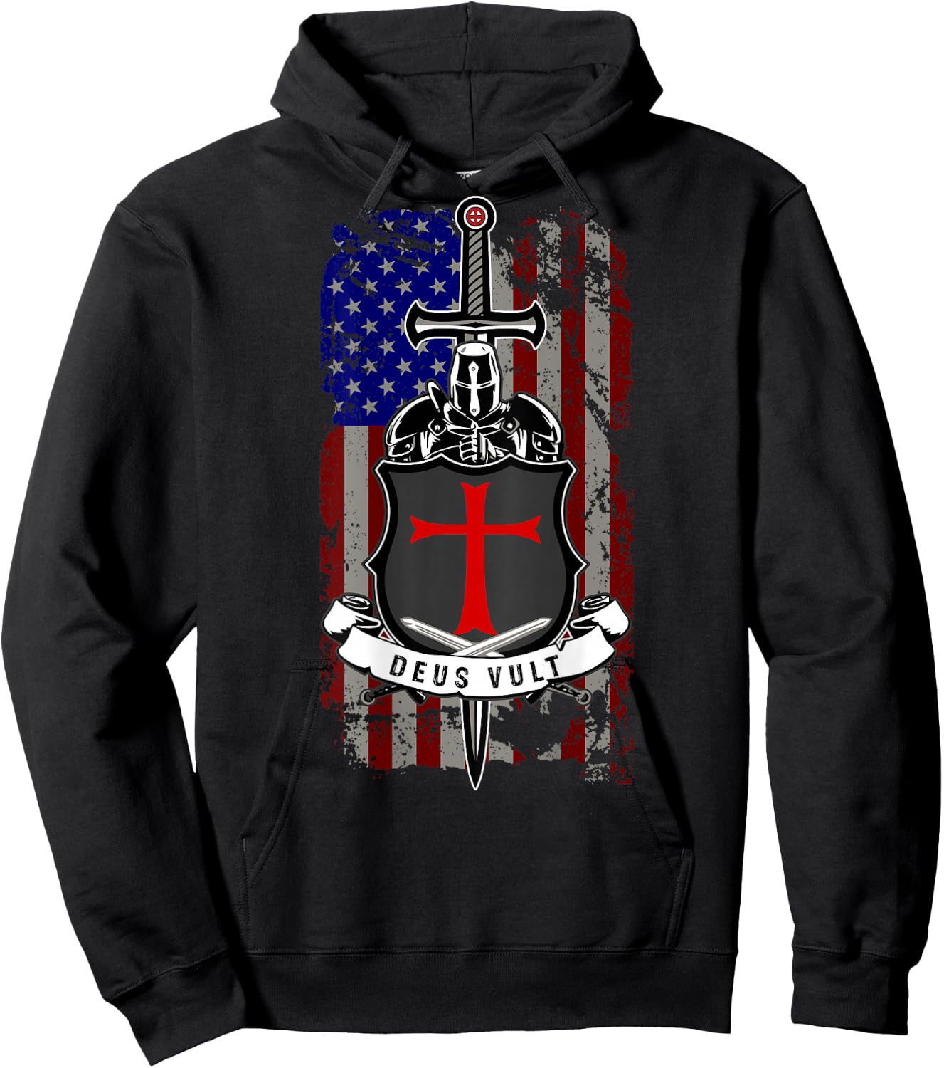 Deus Vult - GOD Wills IT Hoodie - Hoodie | Black