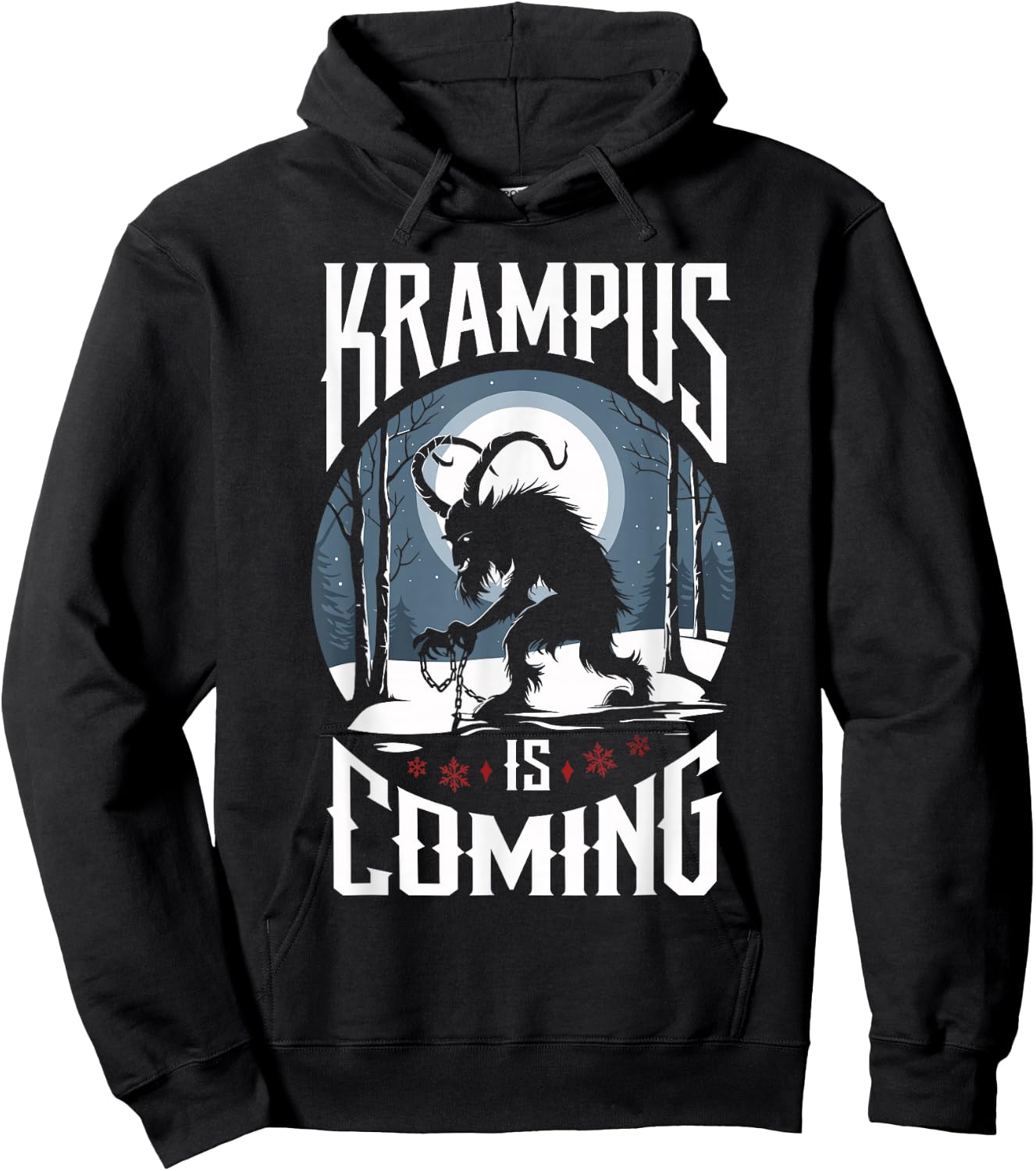 Krampusnacht Christmas Monster Krampus Lover Festive Horror Hoodie - Hoodie | Black