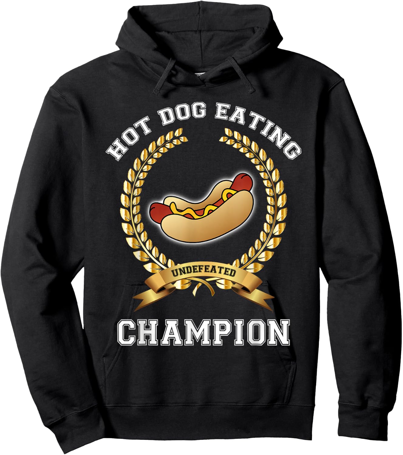 Hotdog Eating Contest Shirt Hot Dog Lover Gift Hoodie - Hoodie | Black