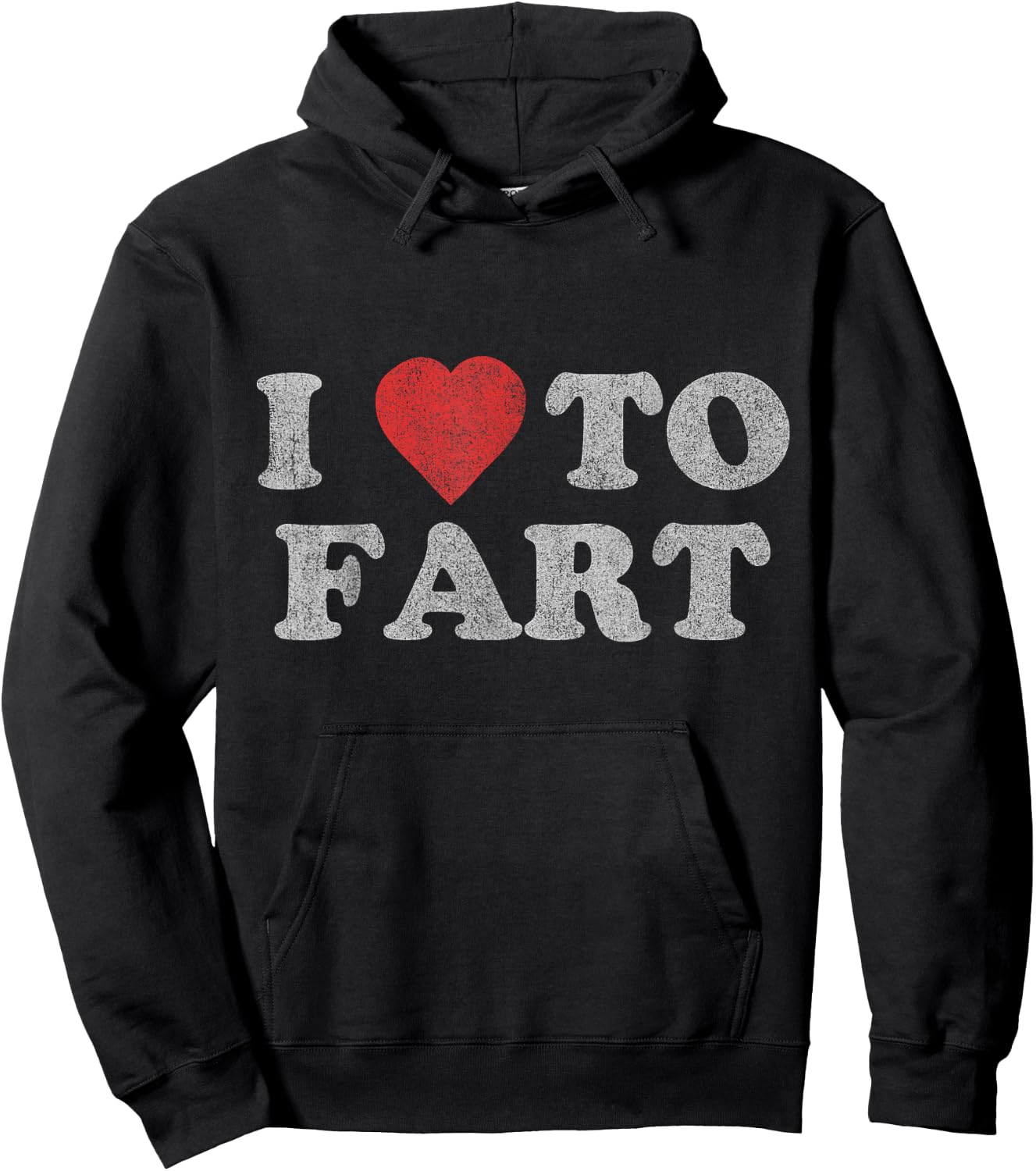 I Love to Fart Hoodie - Hoodie | Black