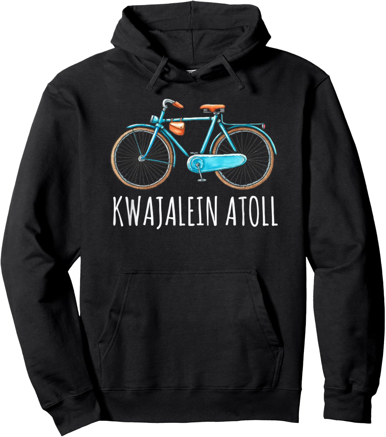 Kwajalein Atoll Shirt Marshall Islands Bicycle Bike Hoodie - Hoodie | Black