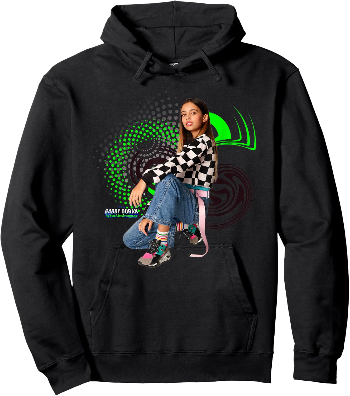 Disney Channel Gabby Duran & The Unsittables Swirls Hoodie - Hoodie | Black