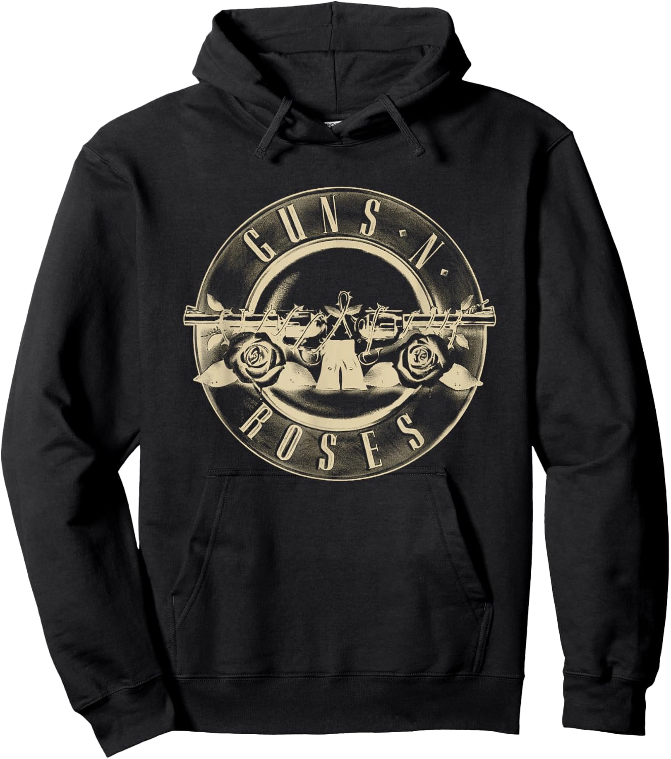 Guns N' Roses Official Reverse Logo Hoodie - Hoodie | Black