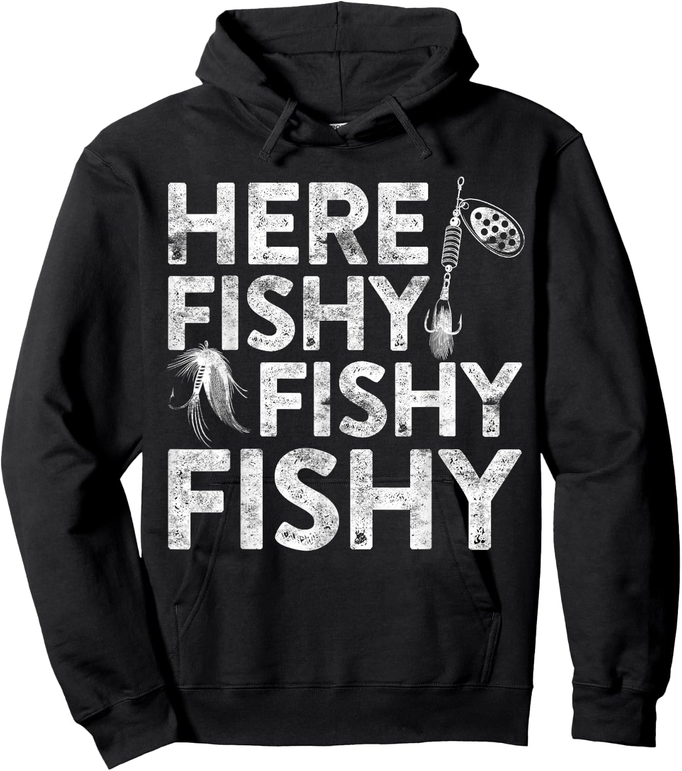 Okana-chan here ! Funny Fisherman Hoodie - Hoodie | Black