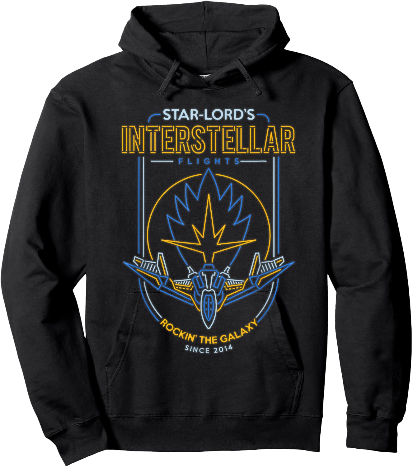 Marvel Guardians of The Galaxy Star-Lord Flight Hoodie - Hoodie | Black