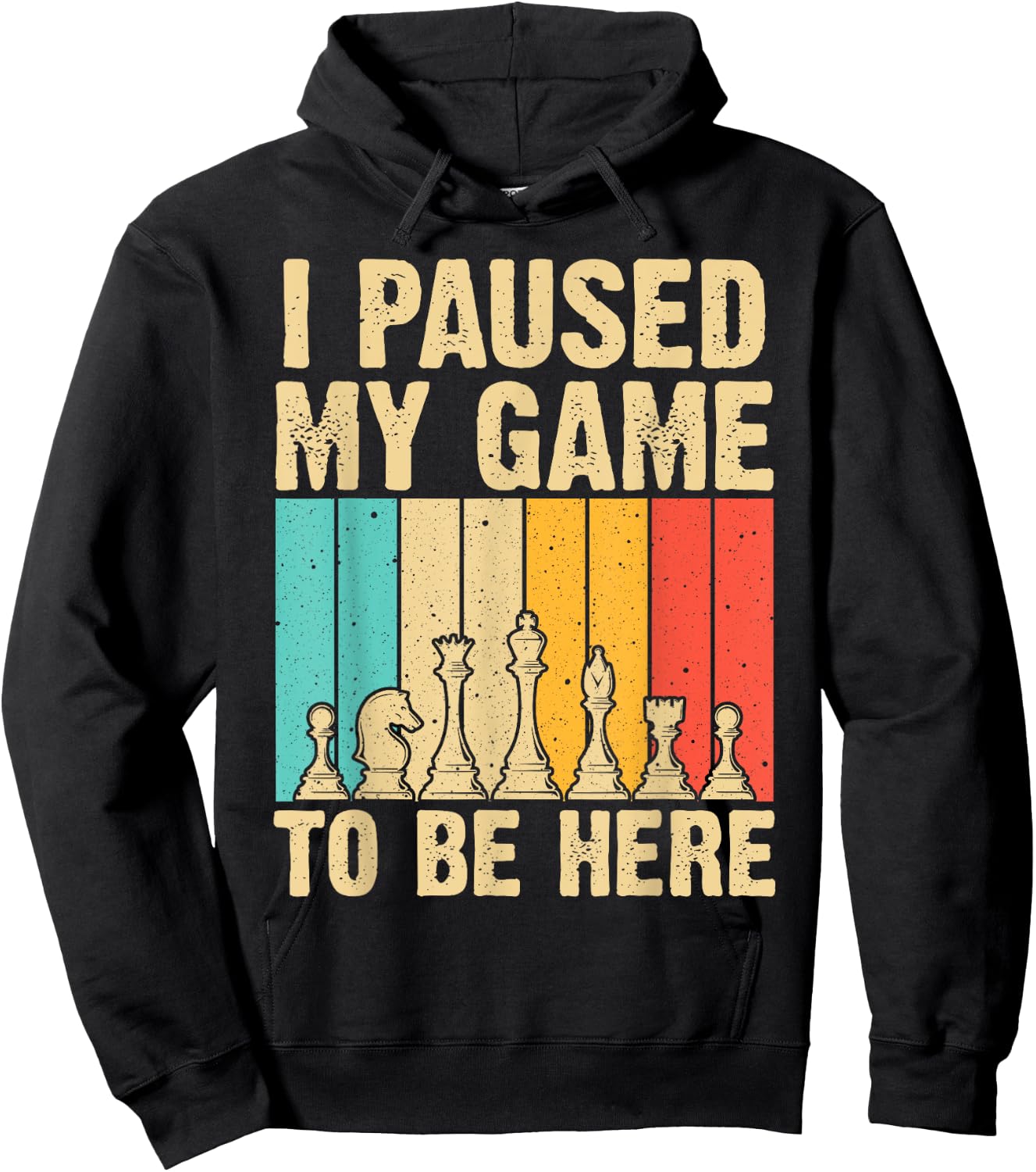 Cool Chess Art Women Kids Chess Player Chess Lover Hoodie - Hoodie | Black
