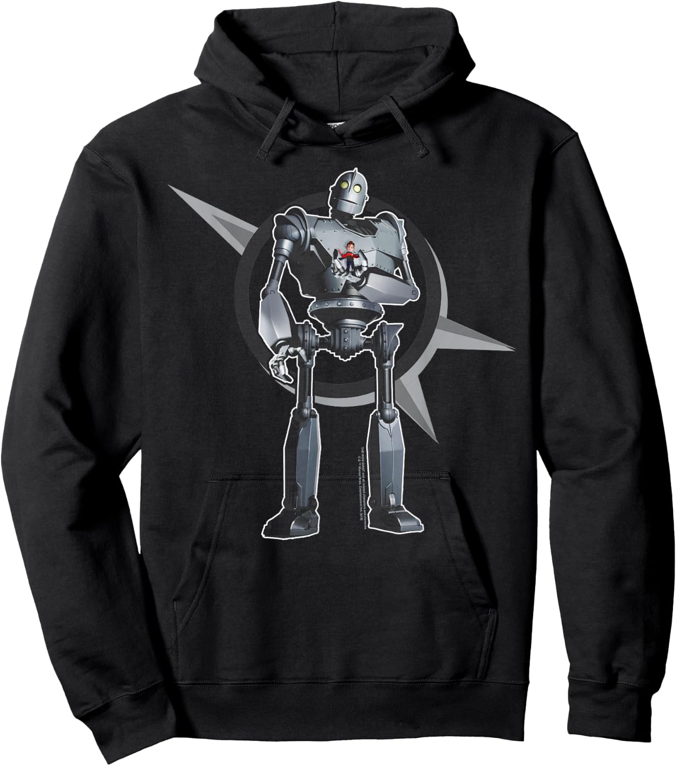 Iron Giant A Boy and His Robot Hoodie - Hoodie | Black