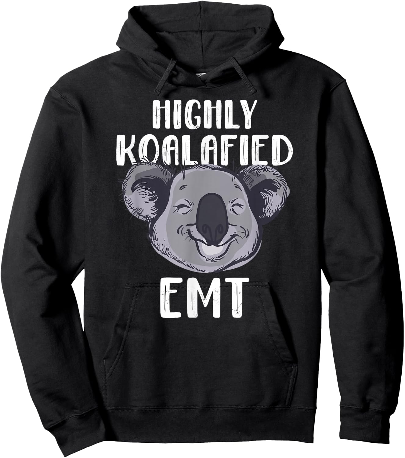 Funny EMT Koala Bear Shirt And Men Hoodie - Hoodie | Black