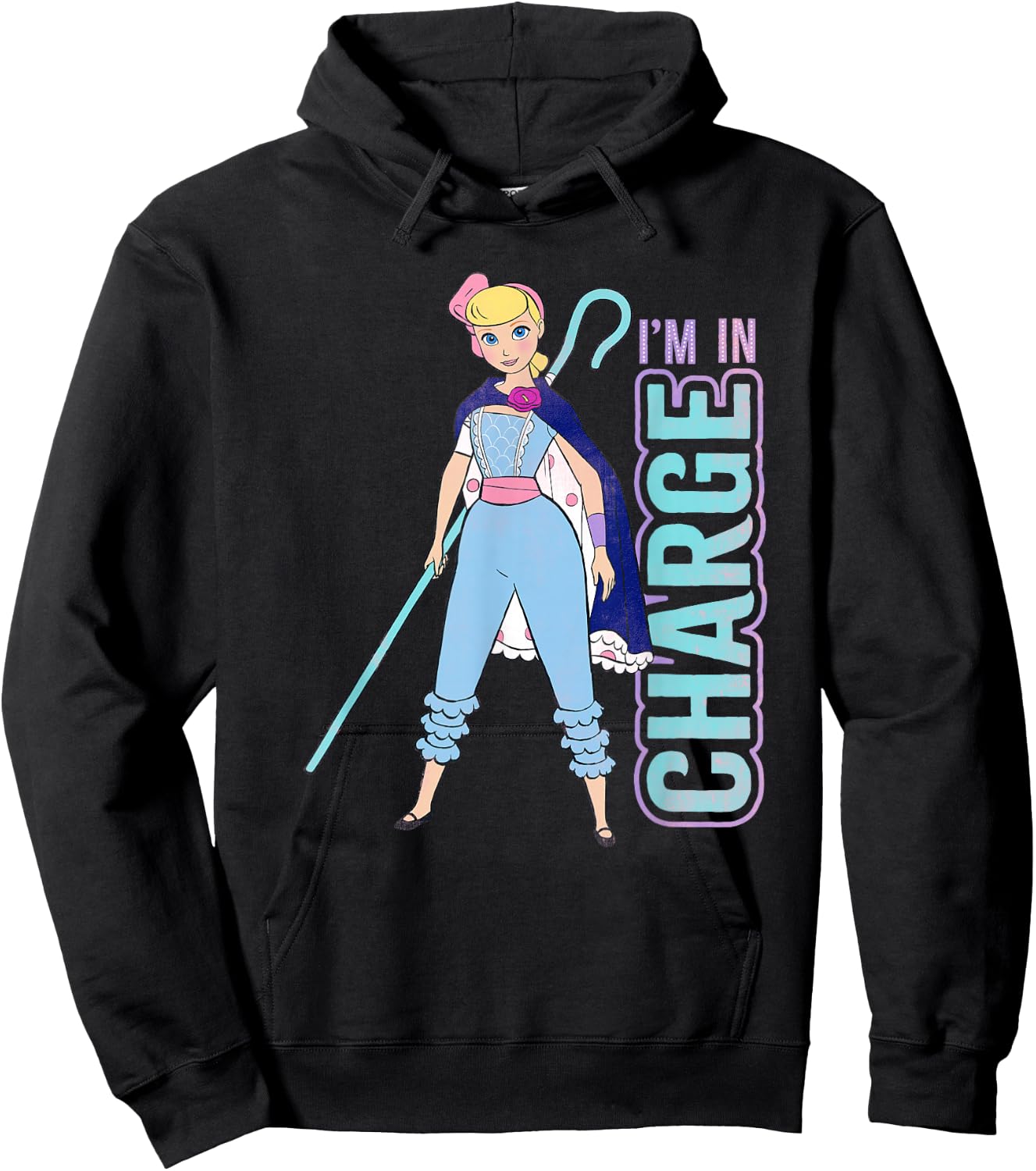 Disney Pixar Toy Story 4 Bo Peep I'm in Charge Hoodie - Hoodie | Black