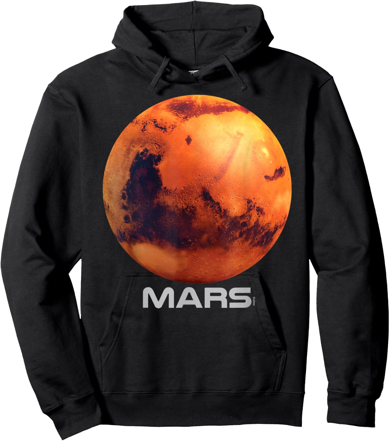 Mars Shirt, Solar System Planet Hoodie - Hoodie | Black