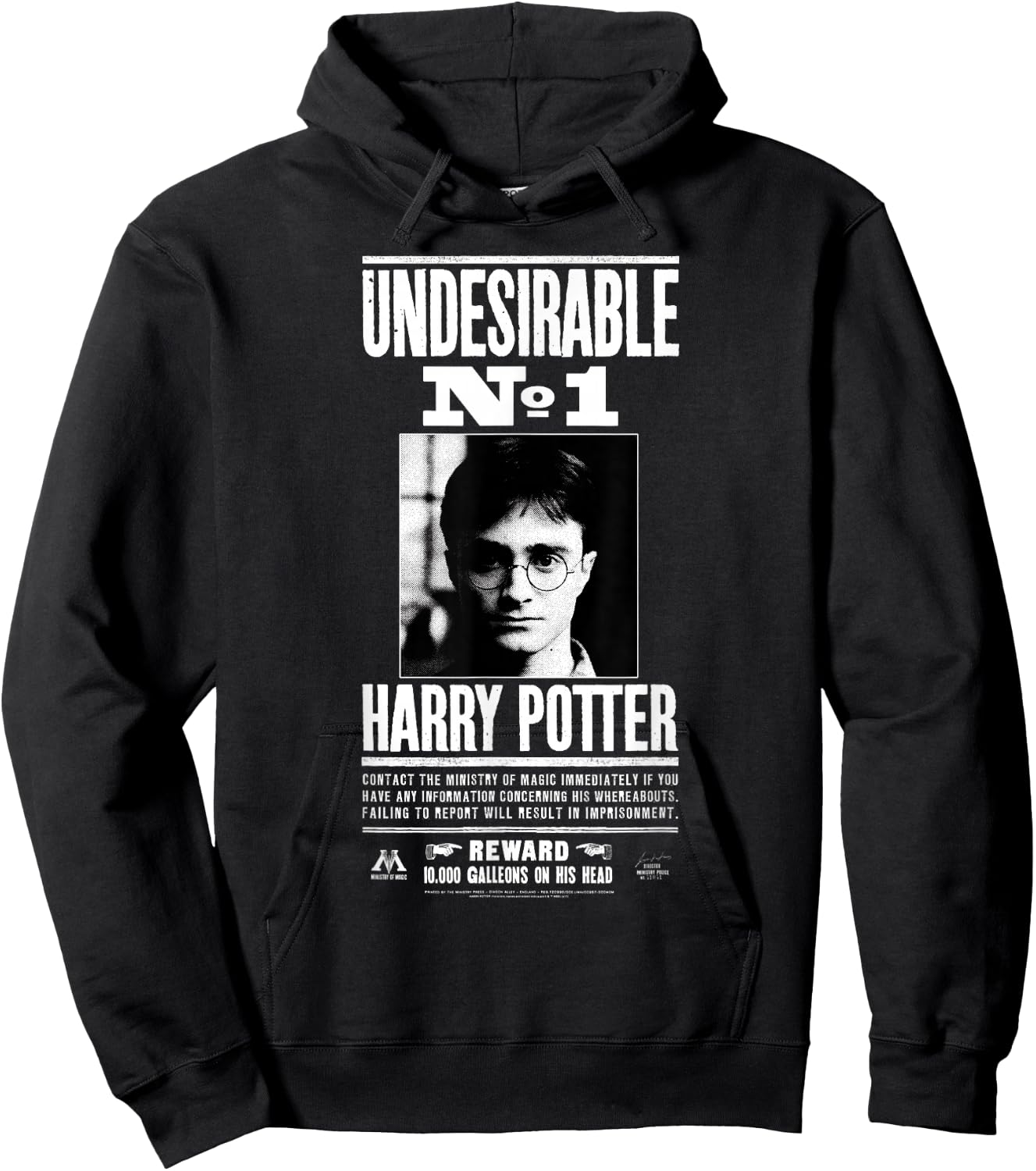 Harry Potter Undesirable No 1 Hoodie - Hoodie | Black