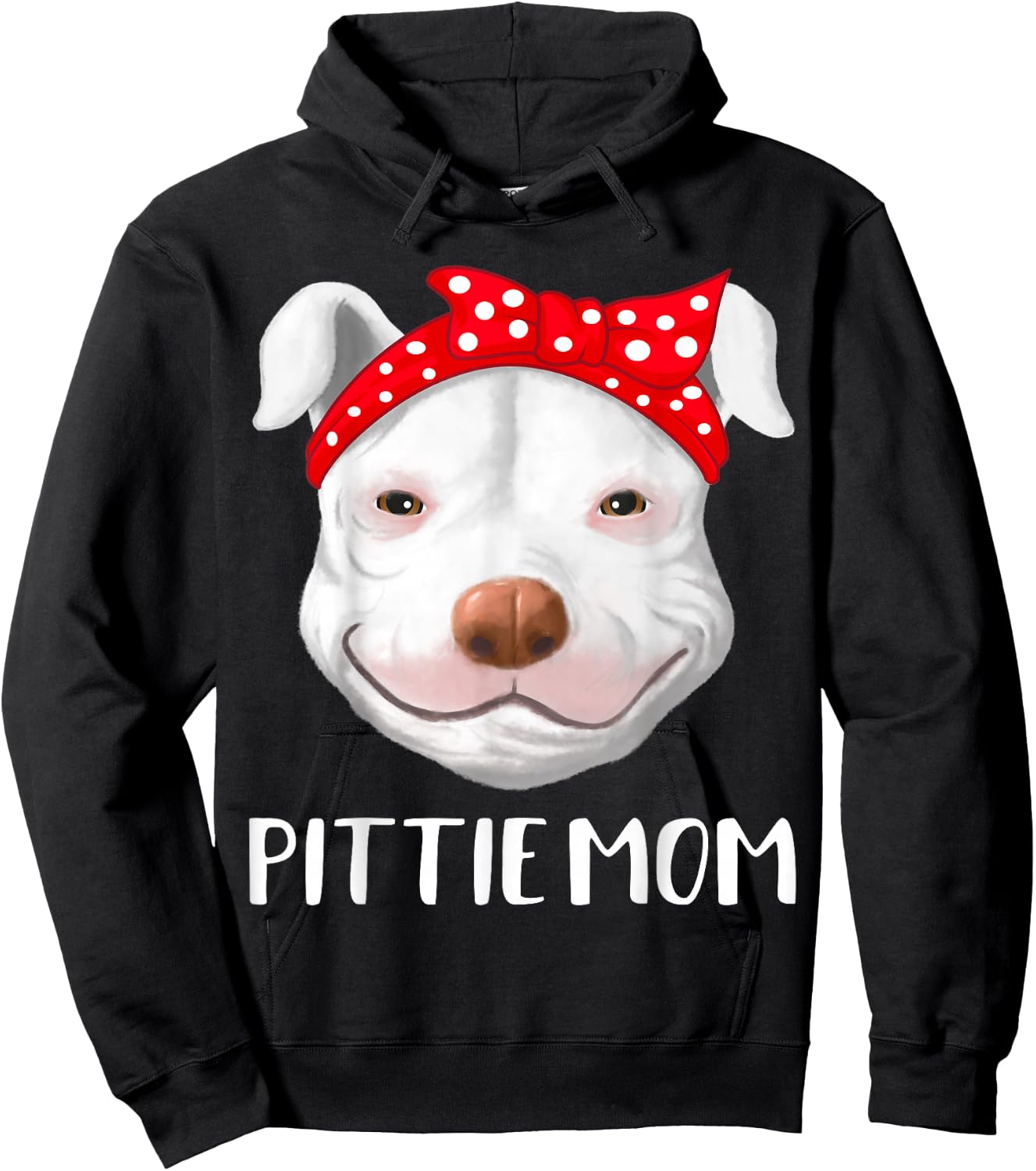 Pitbull Dog Lovers Pittie Mom Mothers Day Pit Bull Hoodie - Hoodie | Black