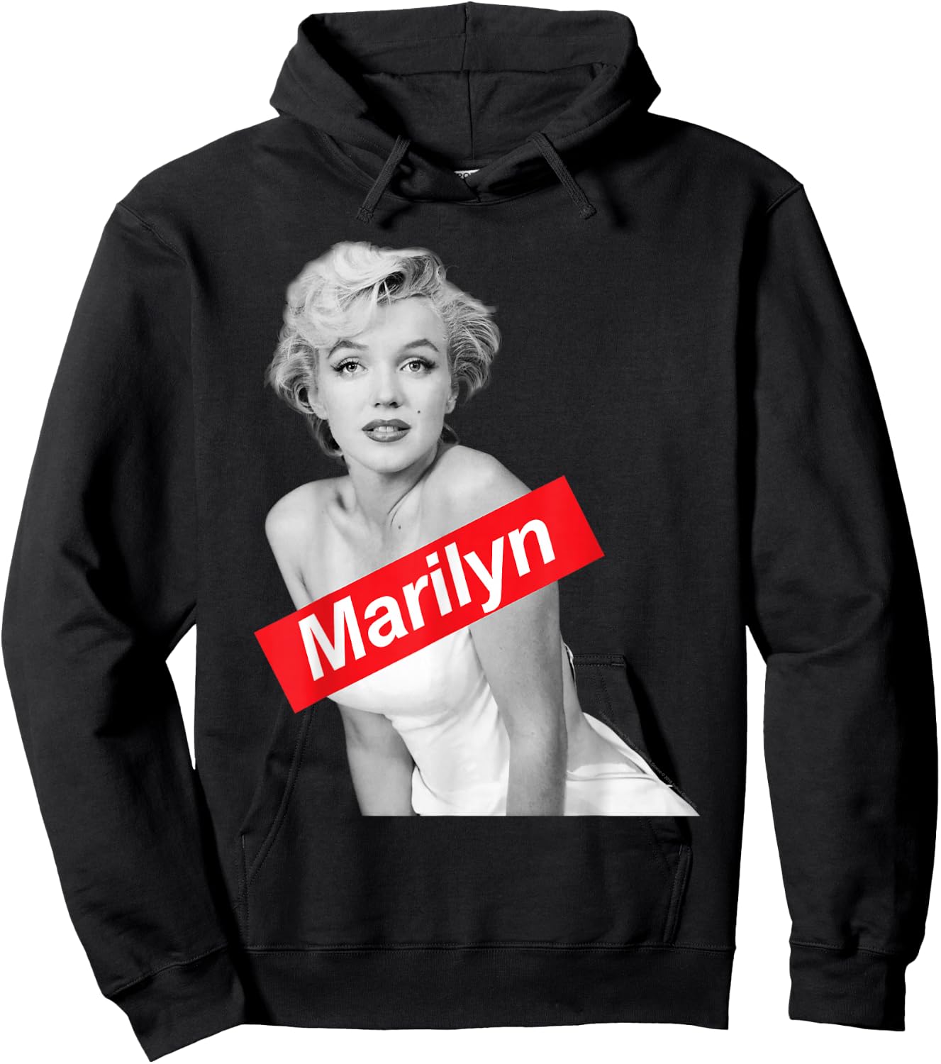 Marilyn Monroe barred posing Hoodie - Hoodie | Black