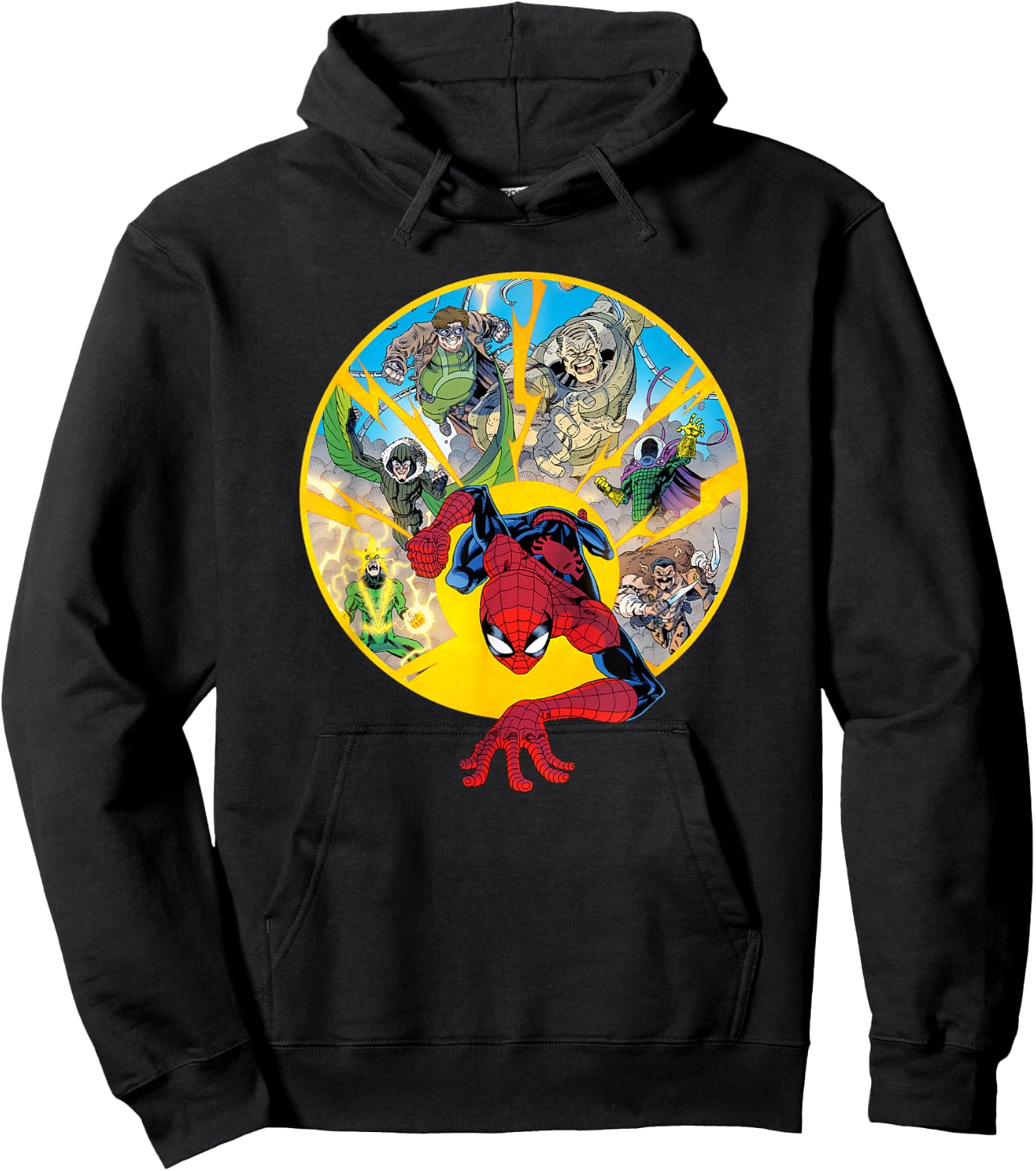 Marvel Spider-Man Sinister Six Spidey Sense Vulture Hoodie - Hoodie | Black