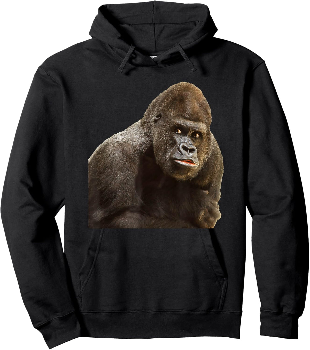 GORILLA APE T SHIRT Wildlife Zoo Animals Prints Preservation Hoodie - Hoodie | Black