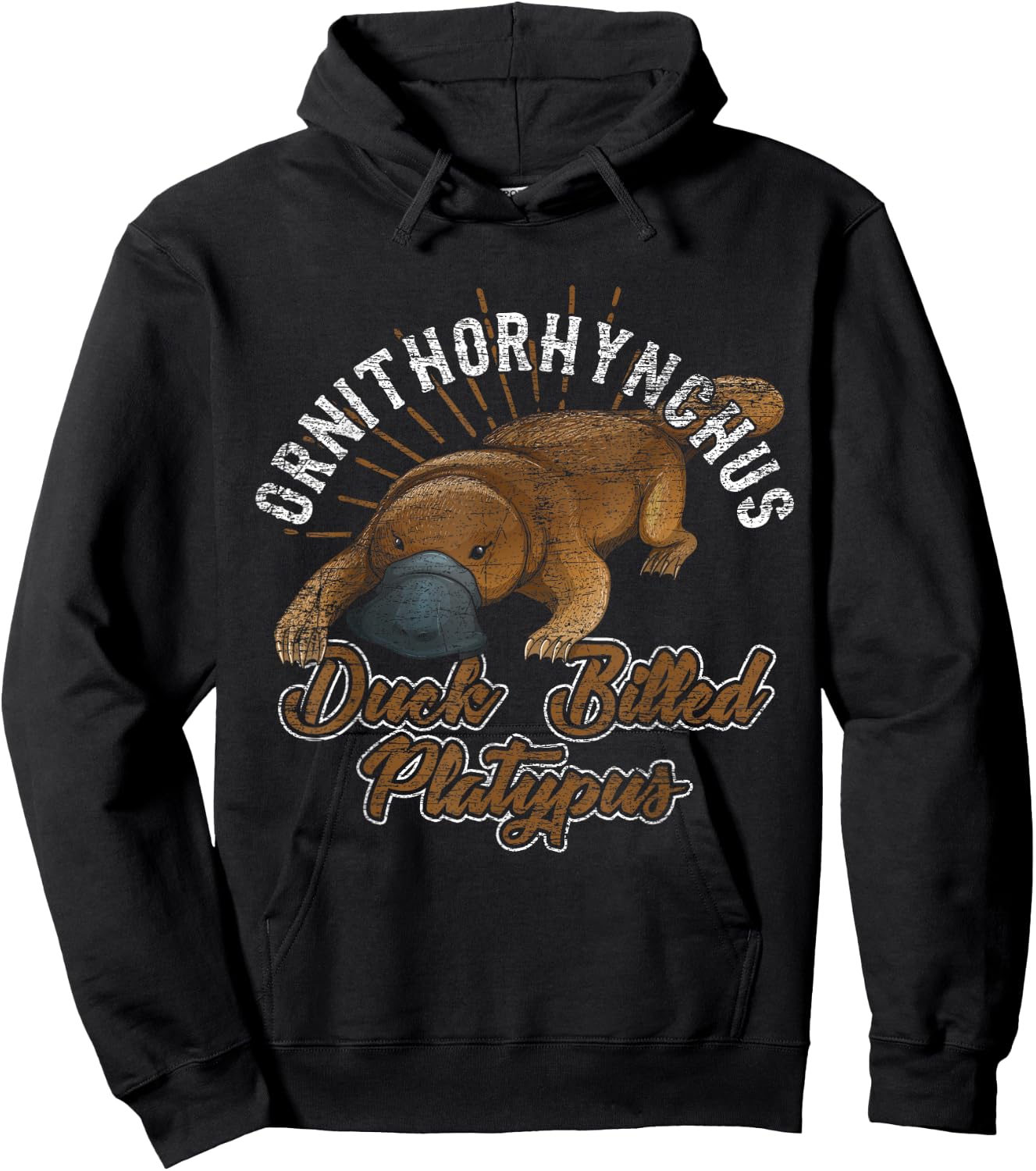 Australia Duck Outback Sea Lake Platypus Hoodie - Hoodie | Black
