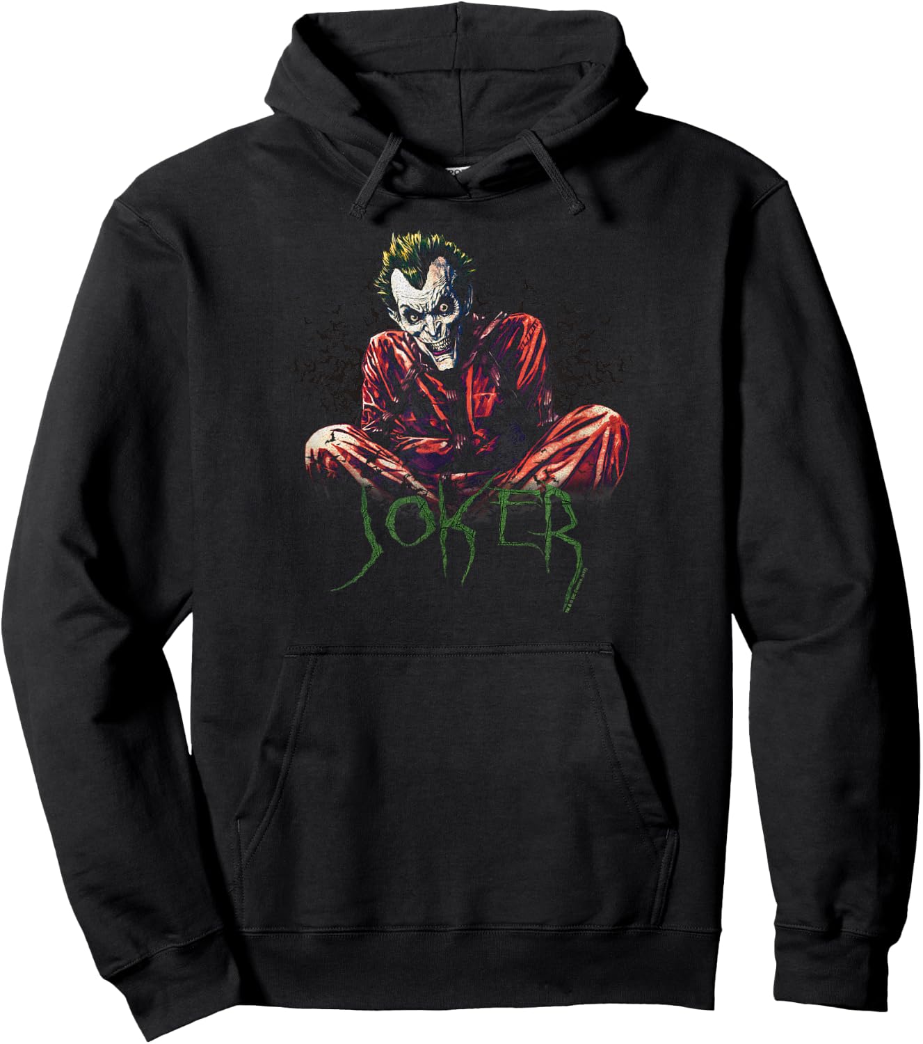 Batman the Joker Straight Jacket Hoodie - Hoodie | Black
