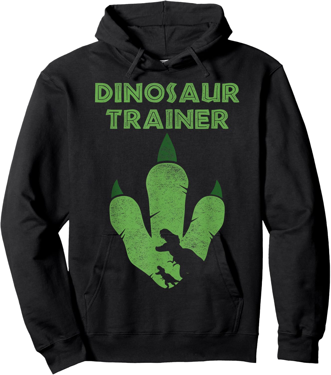 Dinosaur Trainer Funny Dinosaur Hoodie - Hoodie | Black