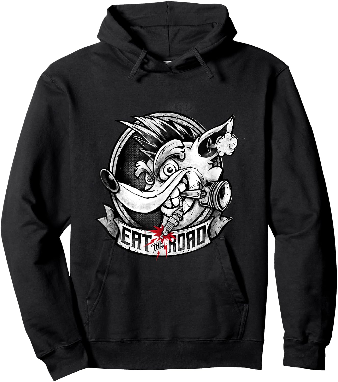 Crash Team Racing Eat the Road Hoodie - Hoodie | Black