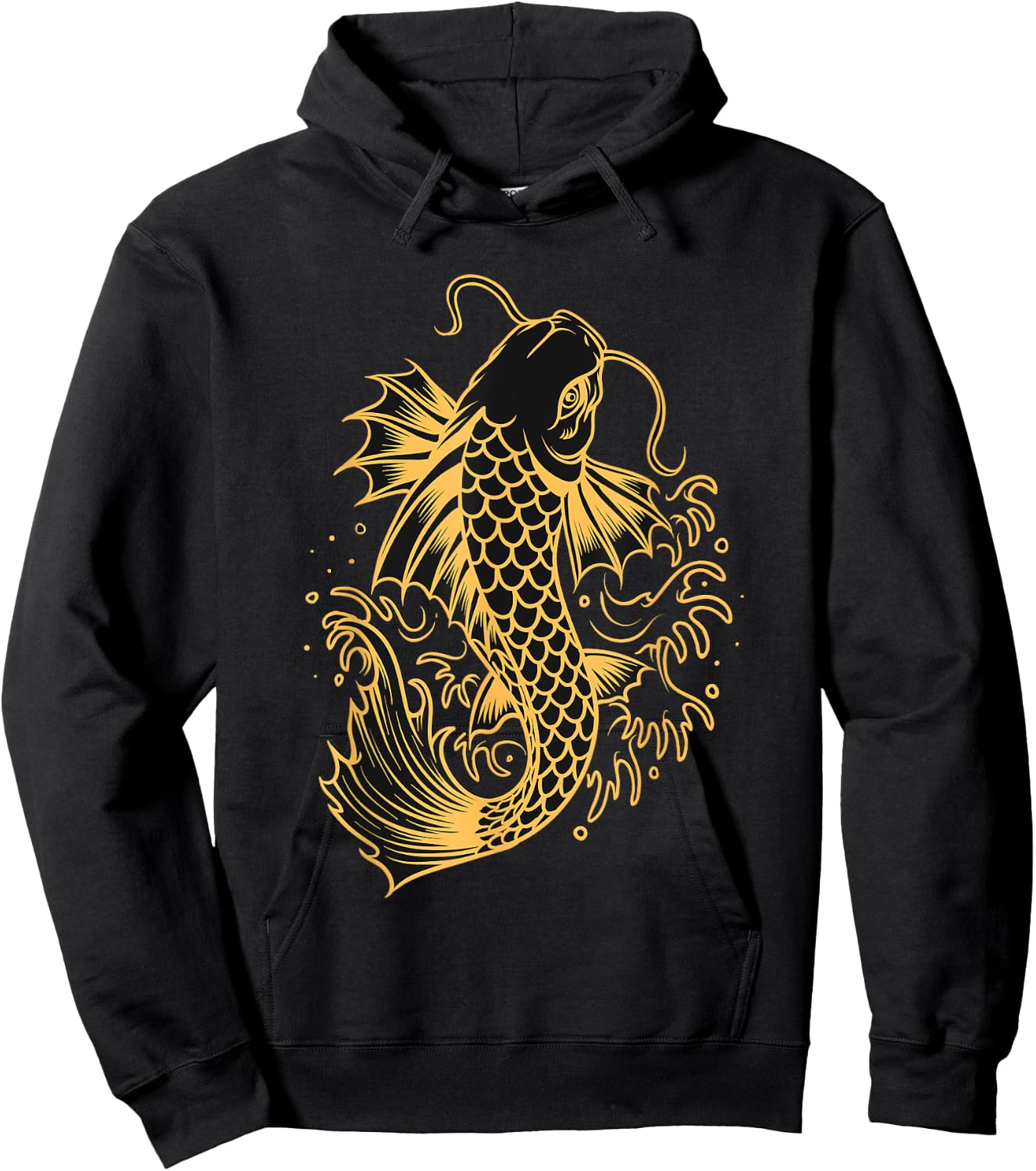 Koi Fish Japanese Asian Carp Hoodie - Hoodie | Black