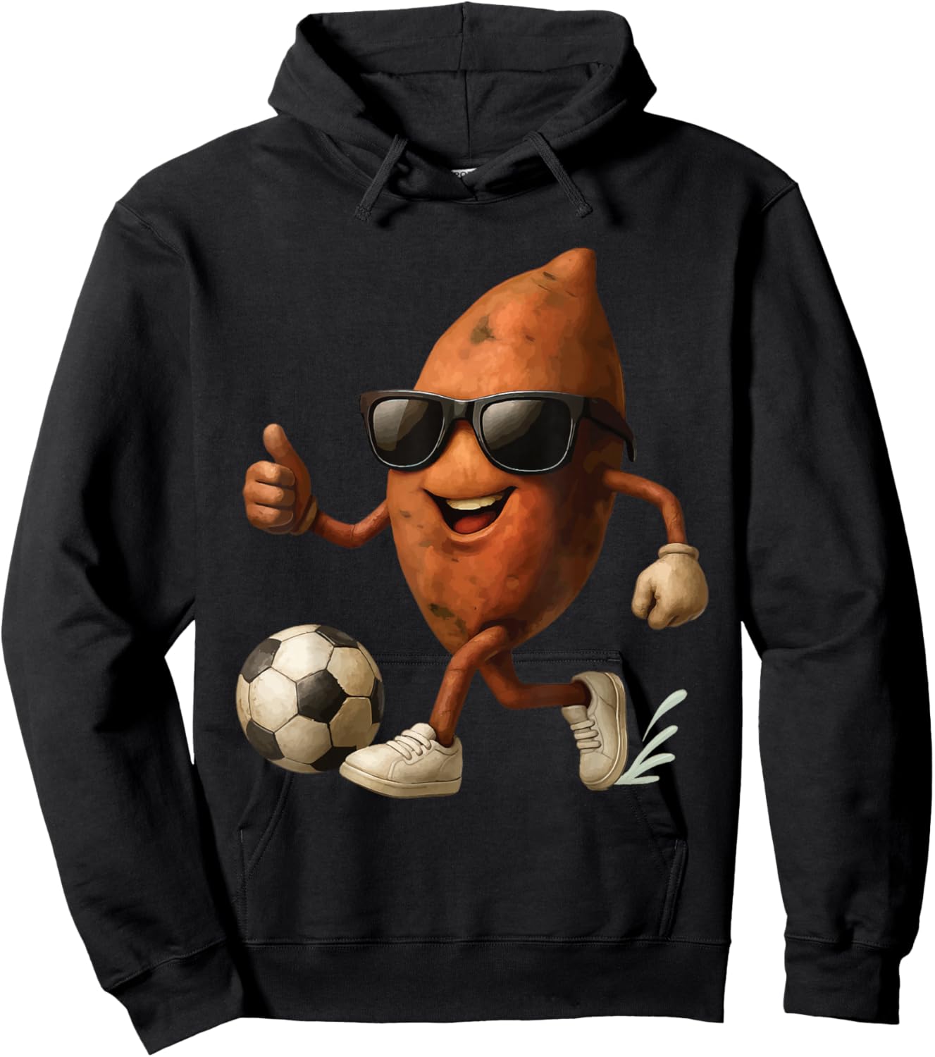 Sweet Potato Soccer Hoodie - Hoodie | Black