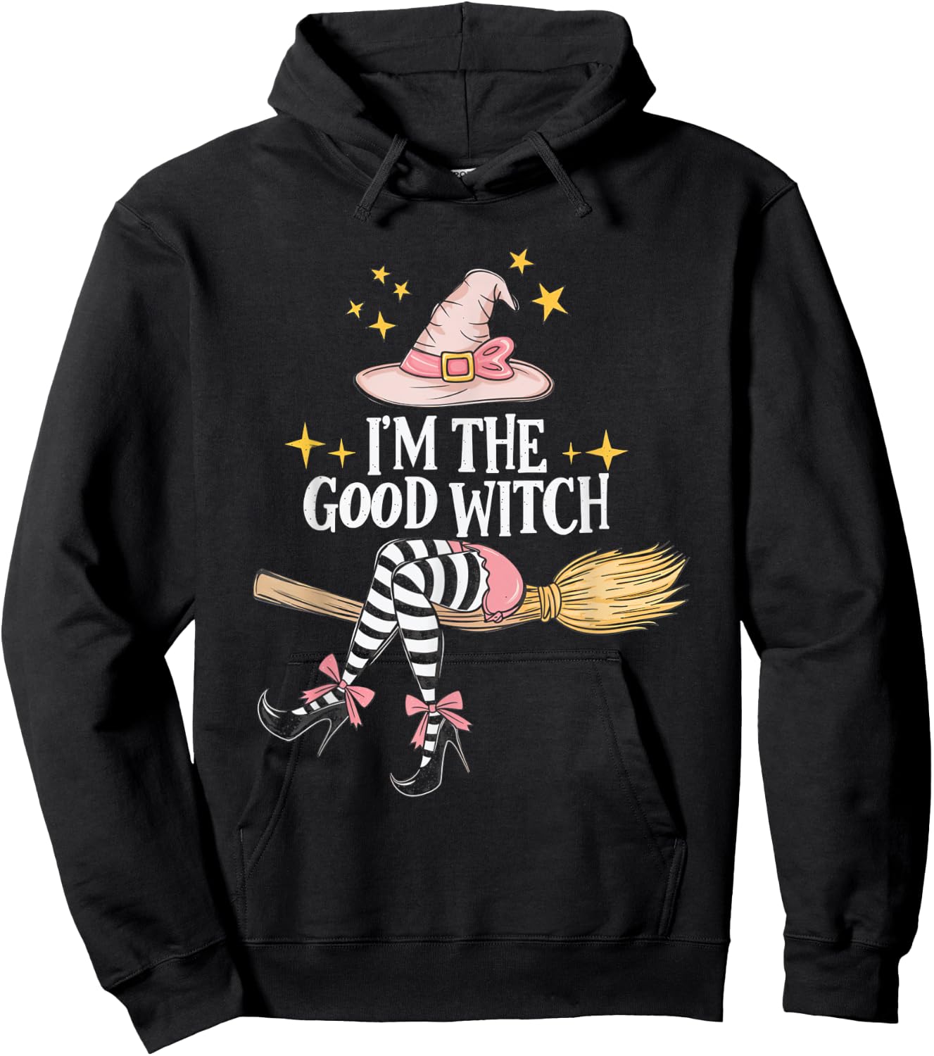 I'm the Good Witch Halloween Witch Costume Costumes Hoodie - Hoodie | Black