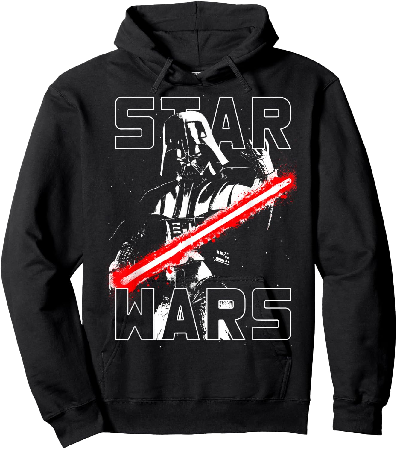 Star Wars Darth Vader Lightsaber Taunting Graphic Hoodie - Hoodie | Black