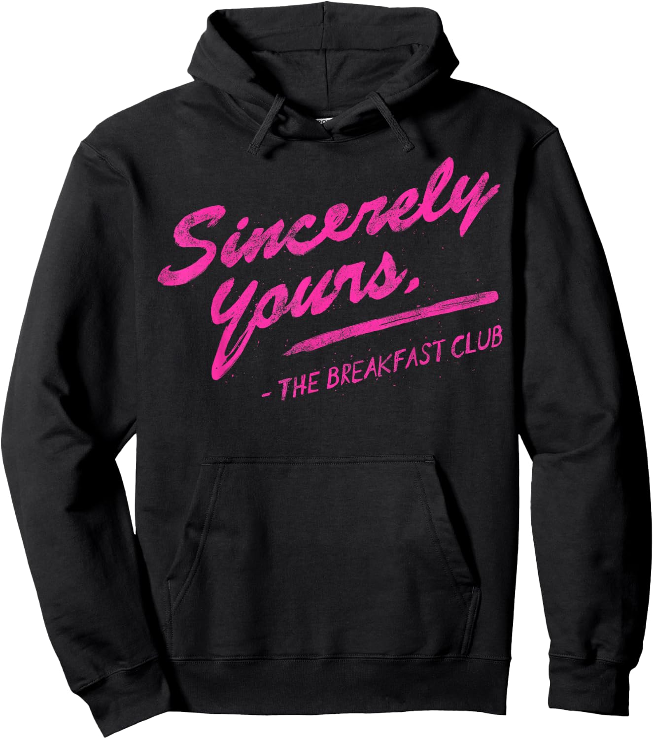 Breakfast Club Sincerely Yours Painted Hoodie - Hoodie | Black
