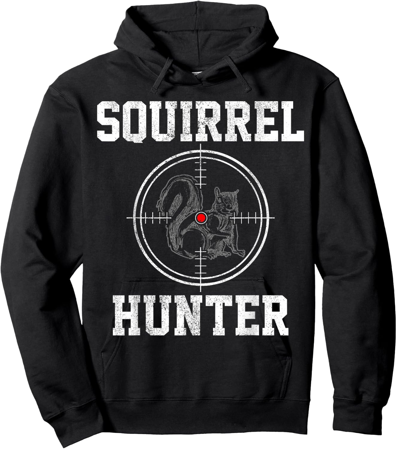 Squirrel Hunter - Hunting Shirt Gift Hoodie - Hoodie | Black