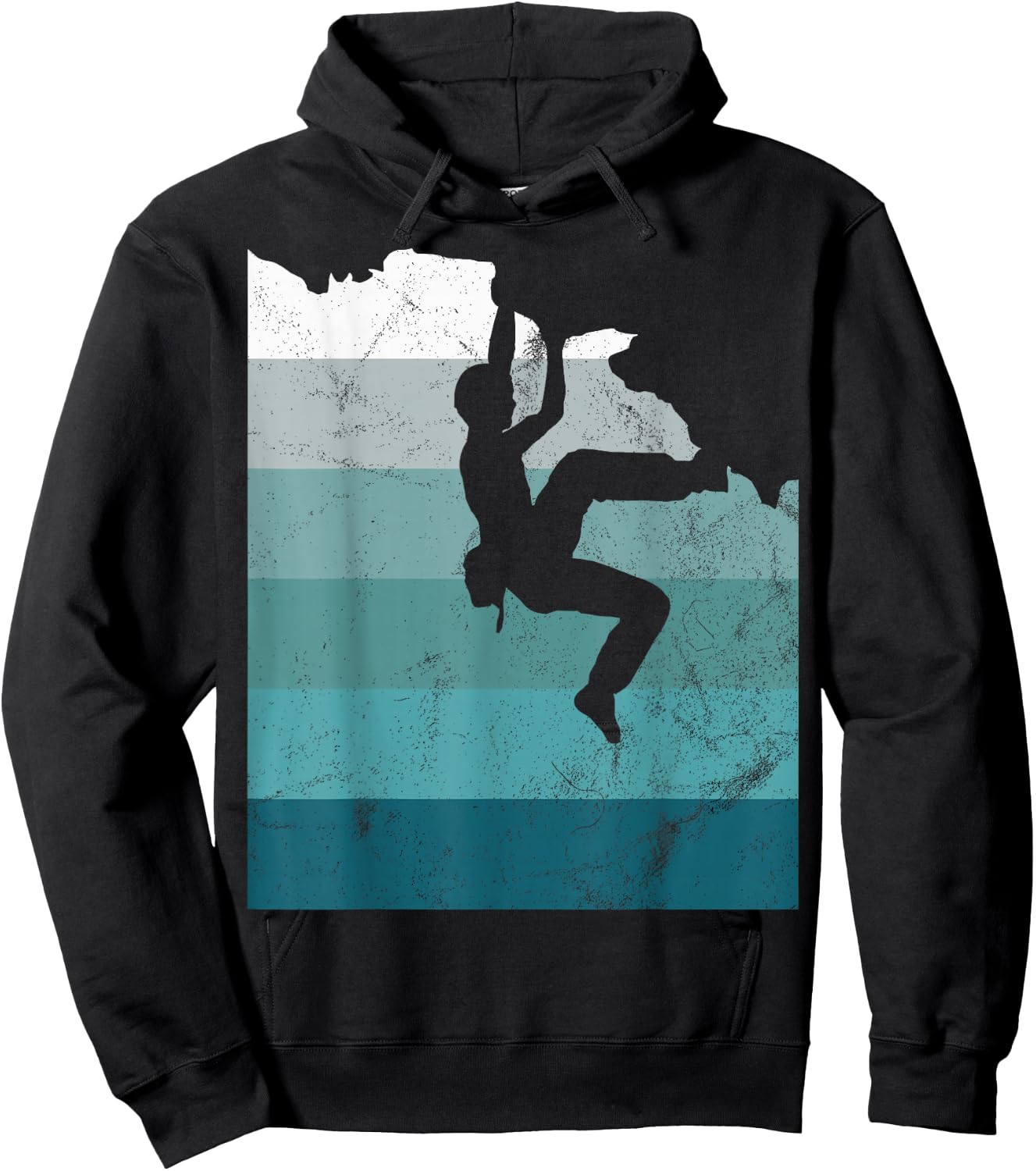 Climber Climbing Bouldering Free Speed Solo Vintage Gift Hoodie - Hoodie | Black
