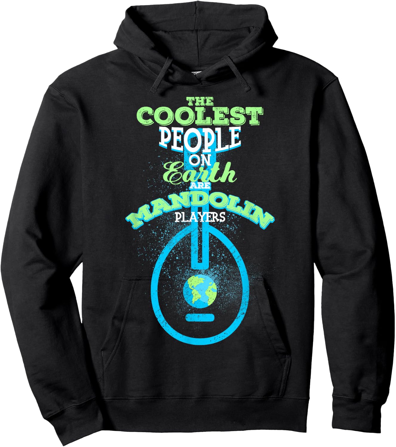 The Coolest People Mandolin Players Musician Gift Hoodie - Hoodie | Black