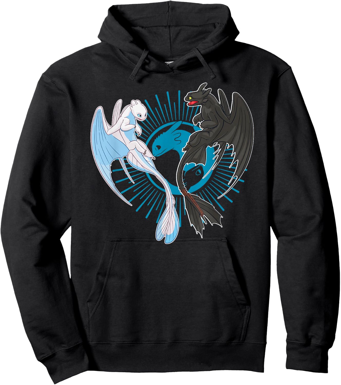How to Train Your Dragon 3 Dragon Family Hoodie - Hoodie | Black