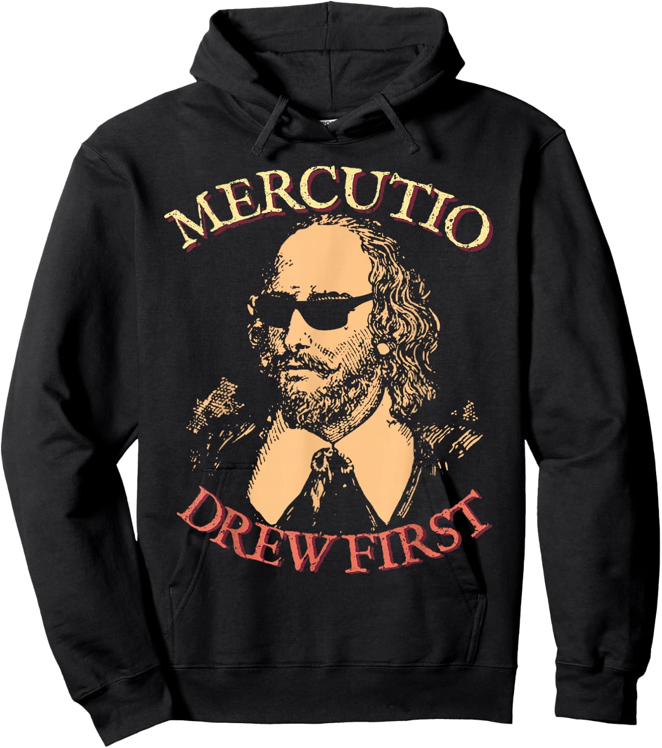 Mercutio Drew First William Shakespeare Romeo & Juliet Hoodie - Hoodie | Black