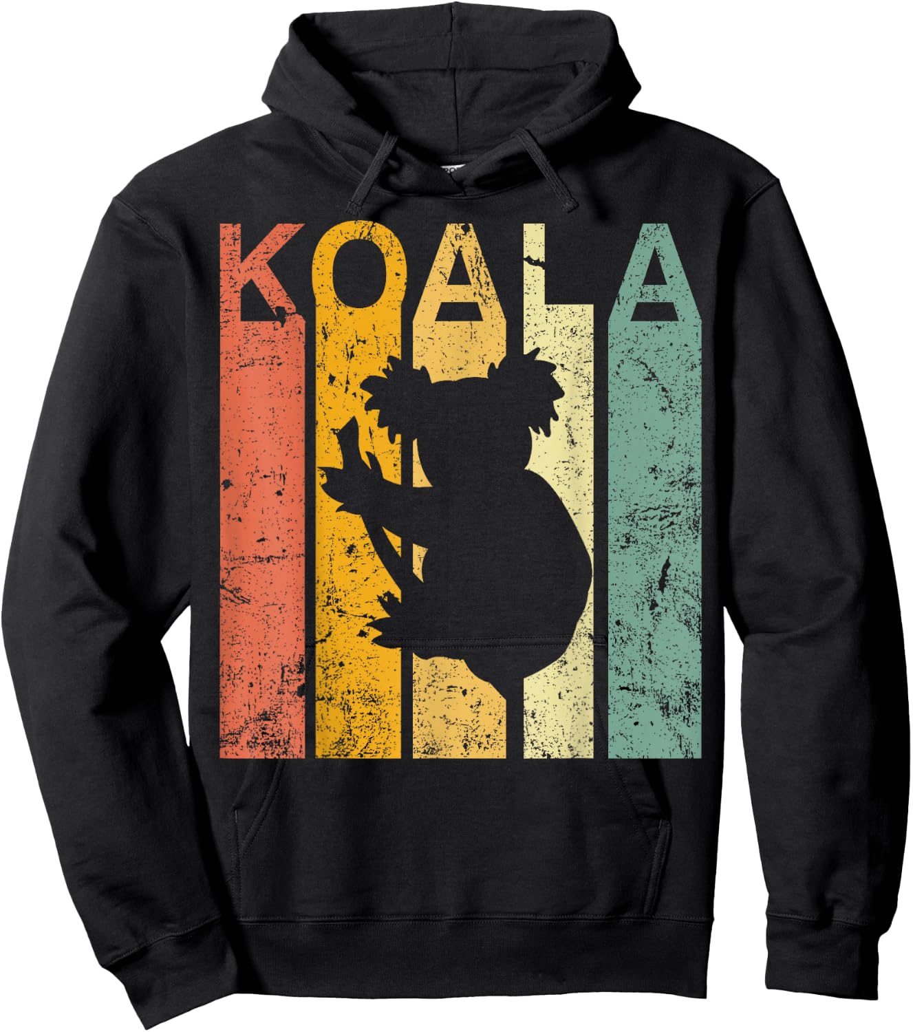 Retro Vintage Koala Cute Koala Bear Hoodie - Hoodie | Black