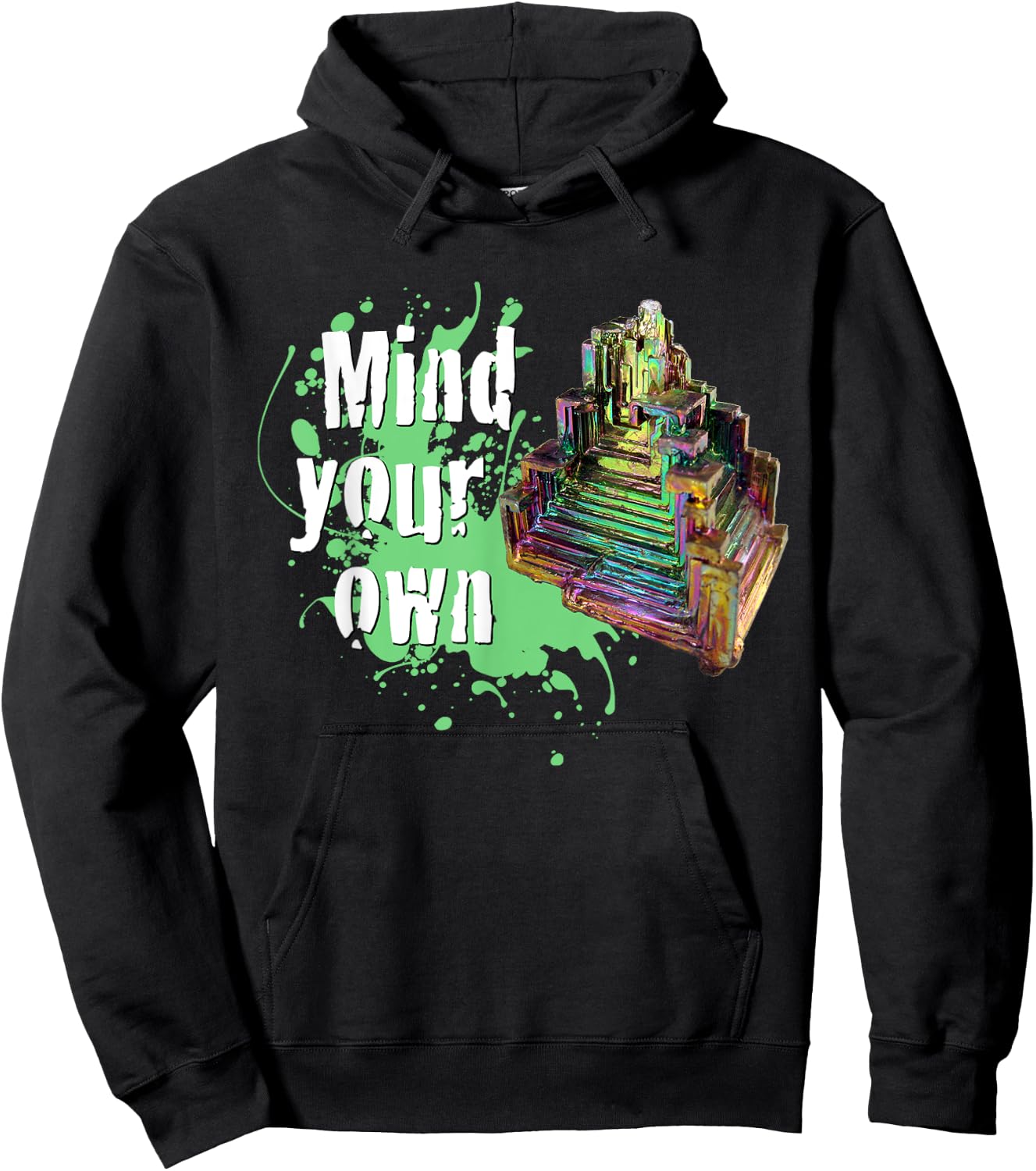 Mind Your Own Bismuth - Bi Crystal Gems Atomic No. 83 Hoodie - Hoodie | Black