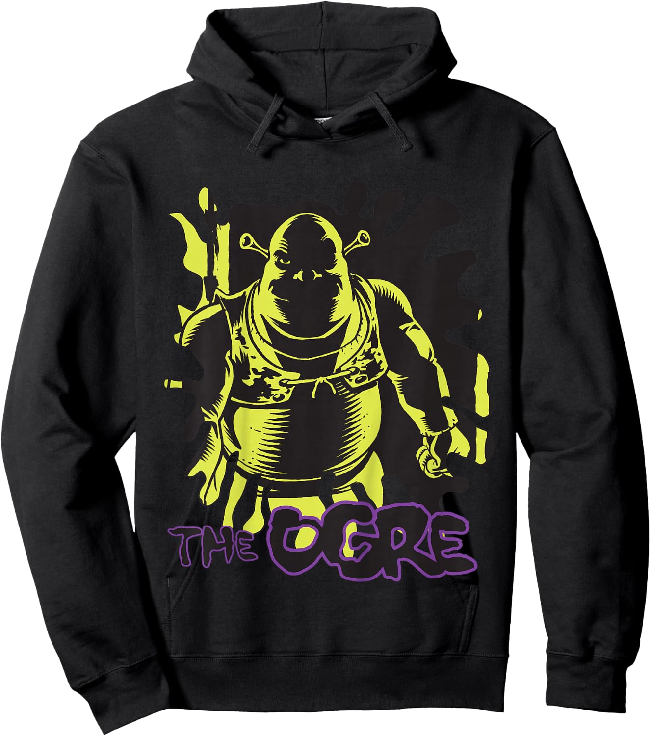 Kids DreamWorks Shrek the Ogre Splash Hoodie - Hoodie | Black