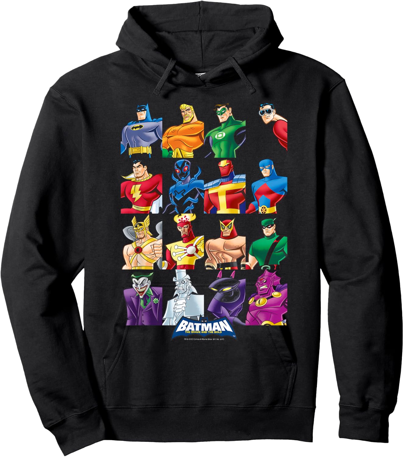 Batman: The Brave and the Bold Cast of Characters Hoodie - Hoodie | Black