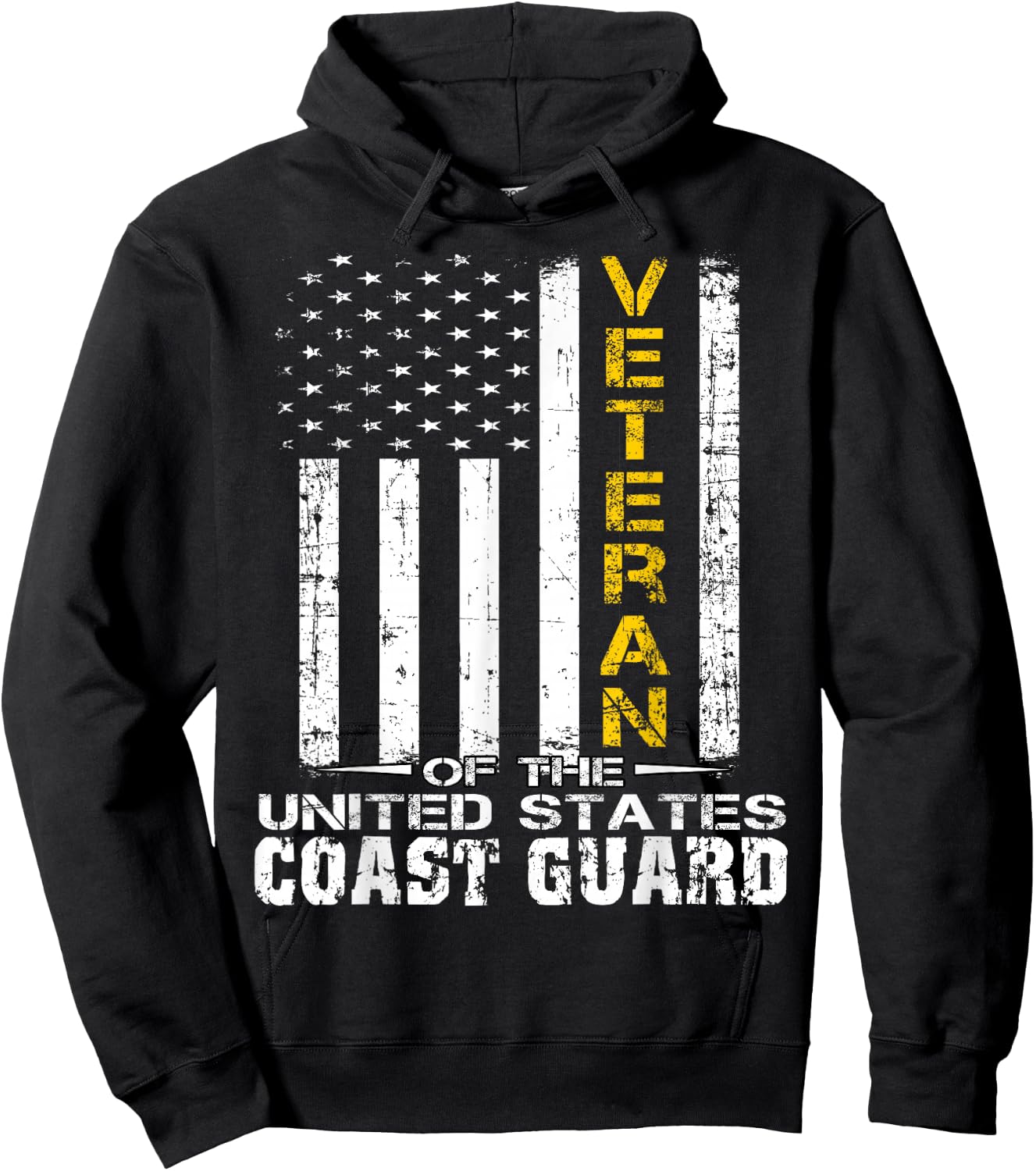 Veteran of the United States US Coast Guard Hoodie - Hoodie | Black