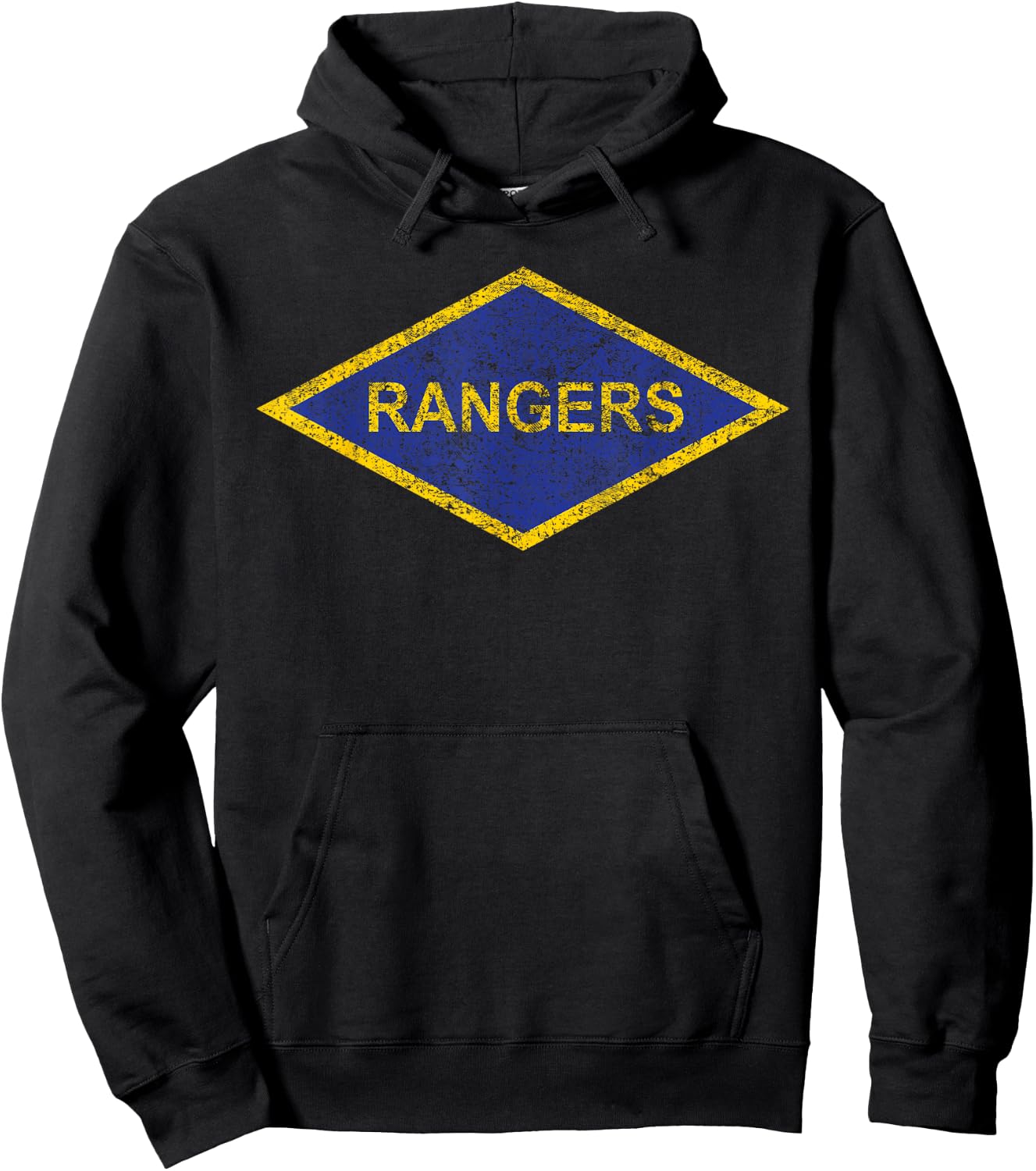 American Marauder: Ranger Diamond WWII Insignia Hoodie - Hoodie | Black