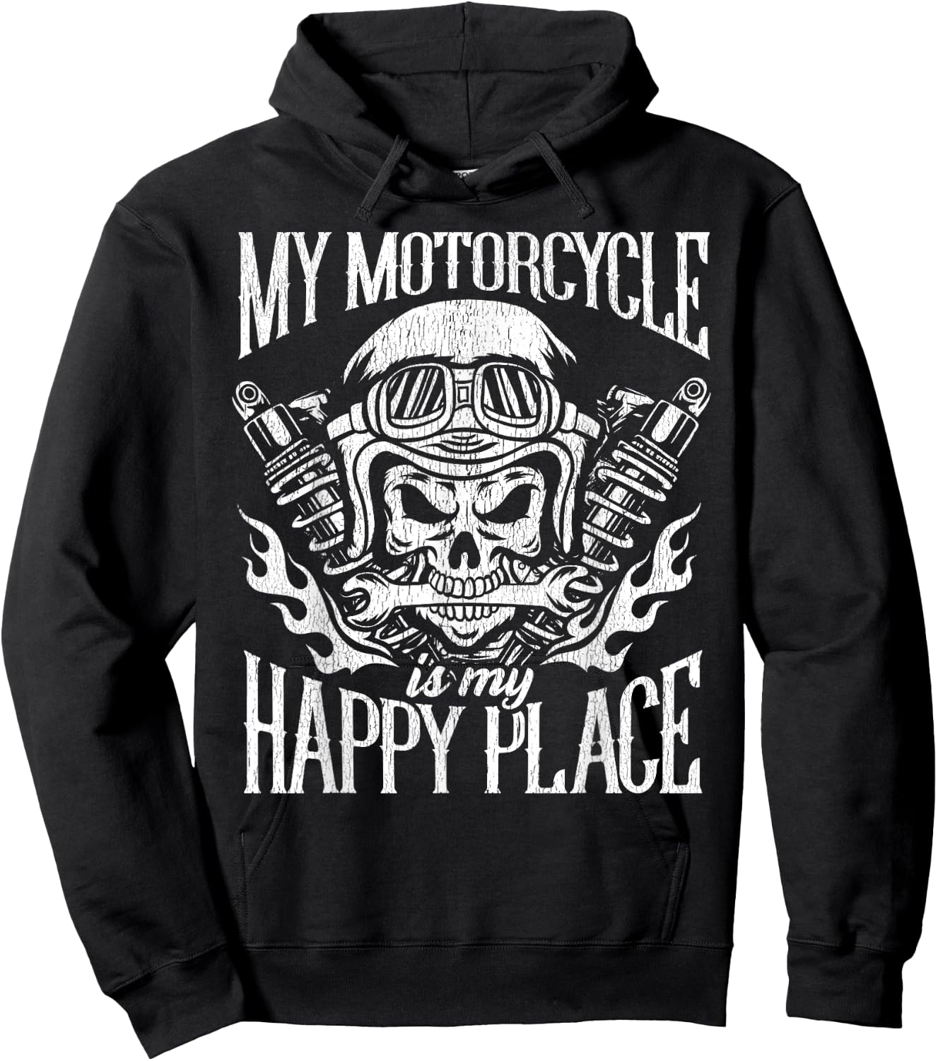 Motorcycle Funny Humor Motorcycles Biker Quotes Sayings Hoodie - Hoodie | Black