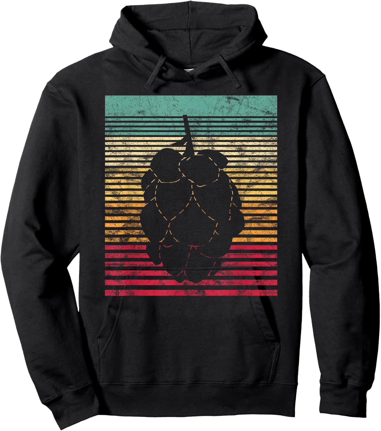 Craft Beer Retro Vintage Hops Leaf Beer Brewing 80's Style Hoodie - Hoodie | Black