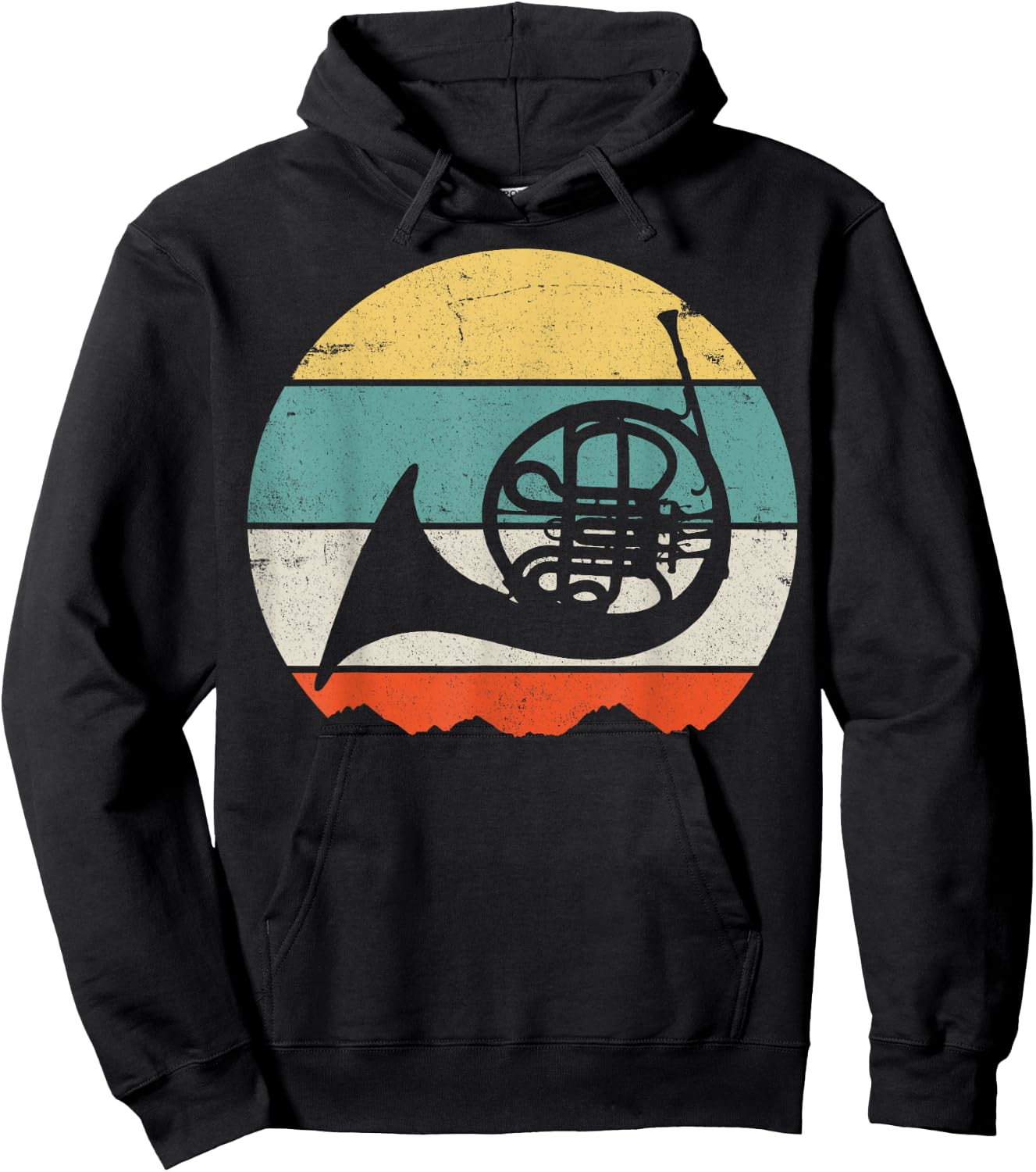 French Horn Hoodie - Hoodie | Black