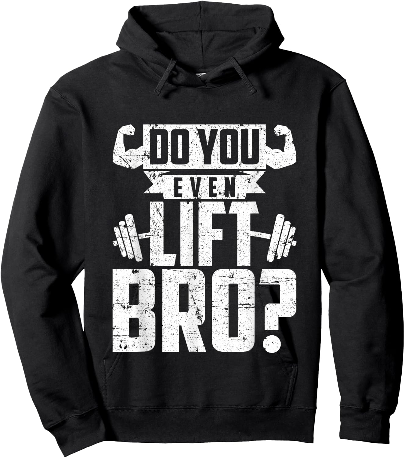 Do You Even Lift Bro - Funny Gym Hoodie - Hoodie | Black