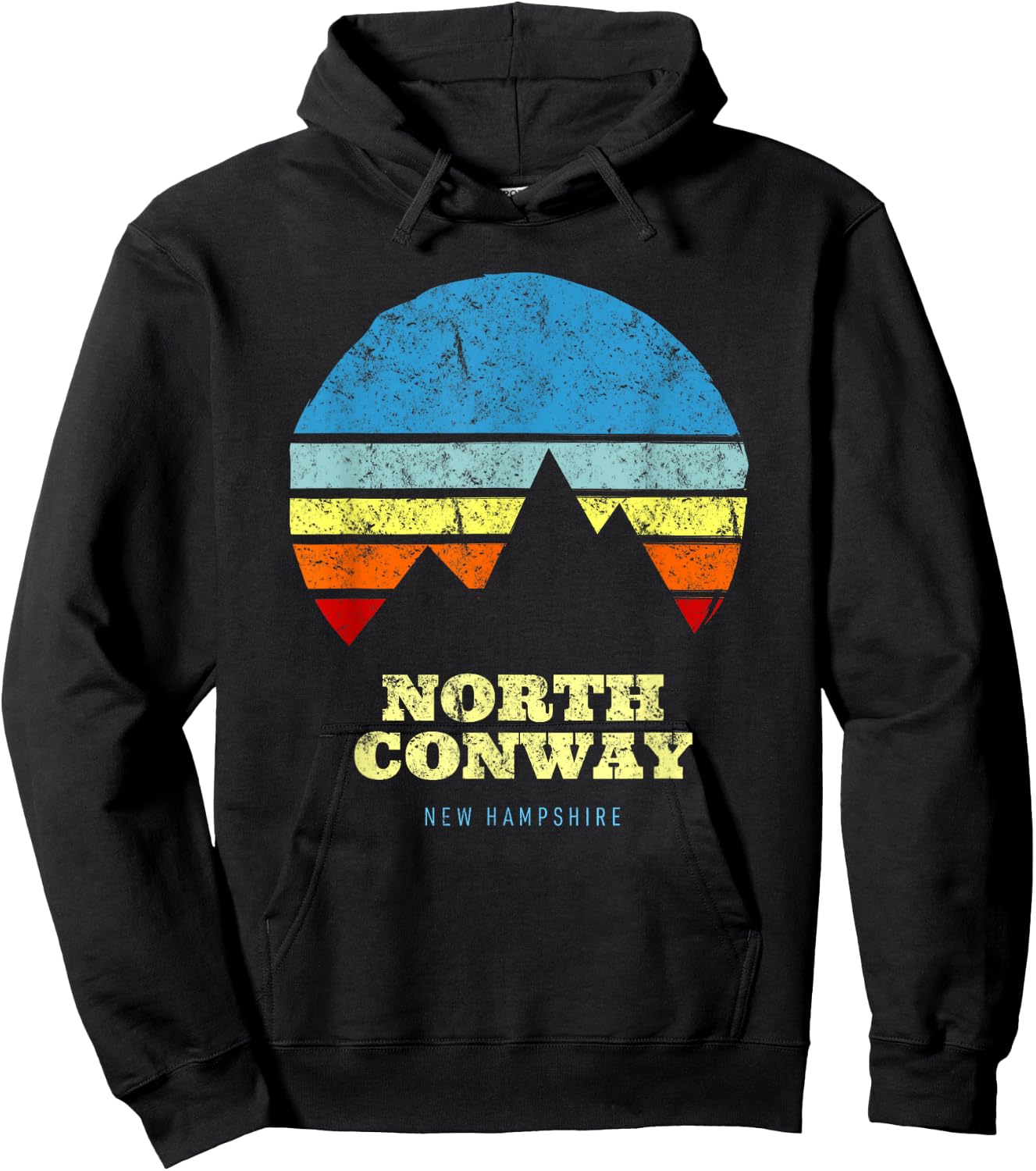 North Conway New Hampshire Hoodie - Hoodie | Black