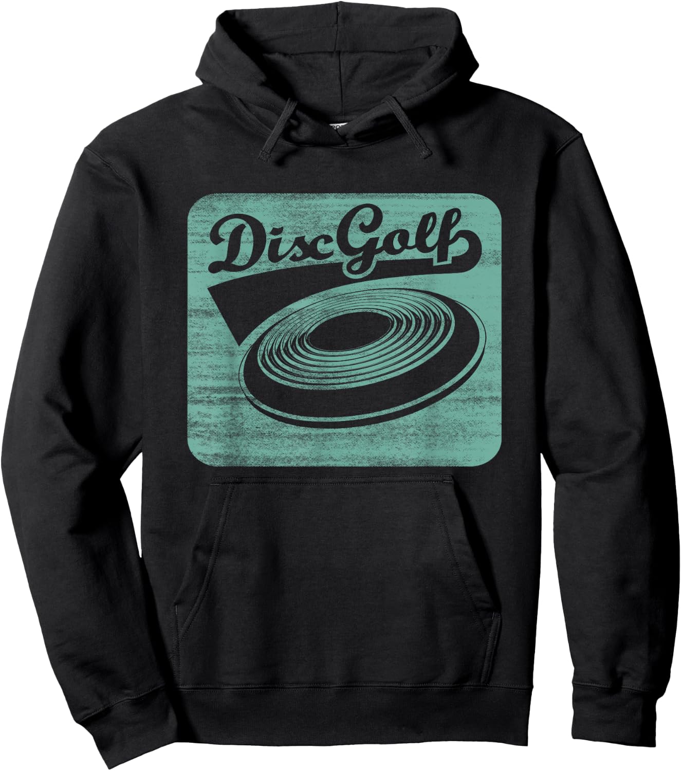 Disc Golf In Retro Vintage Style Frisbee Shirt Gift Hoodie - Hoodie | Black