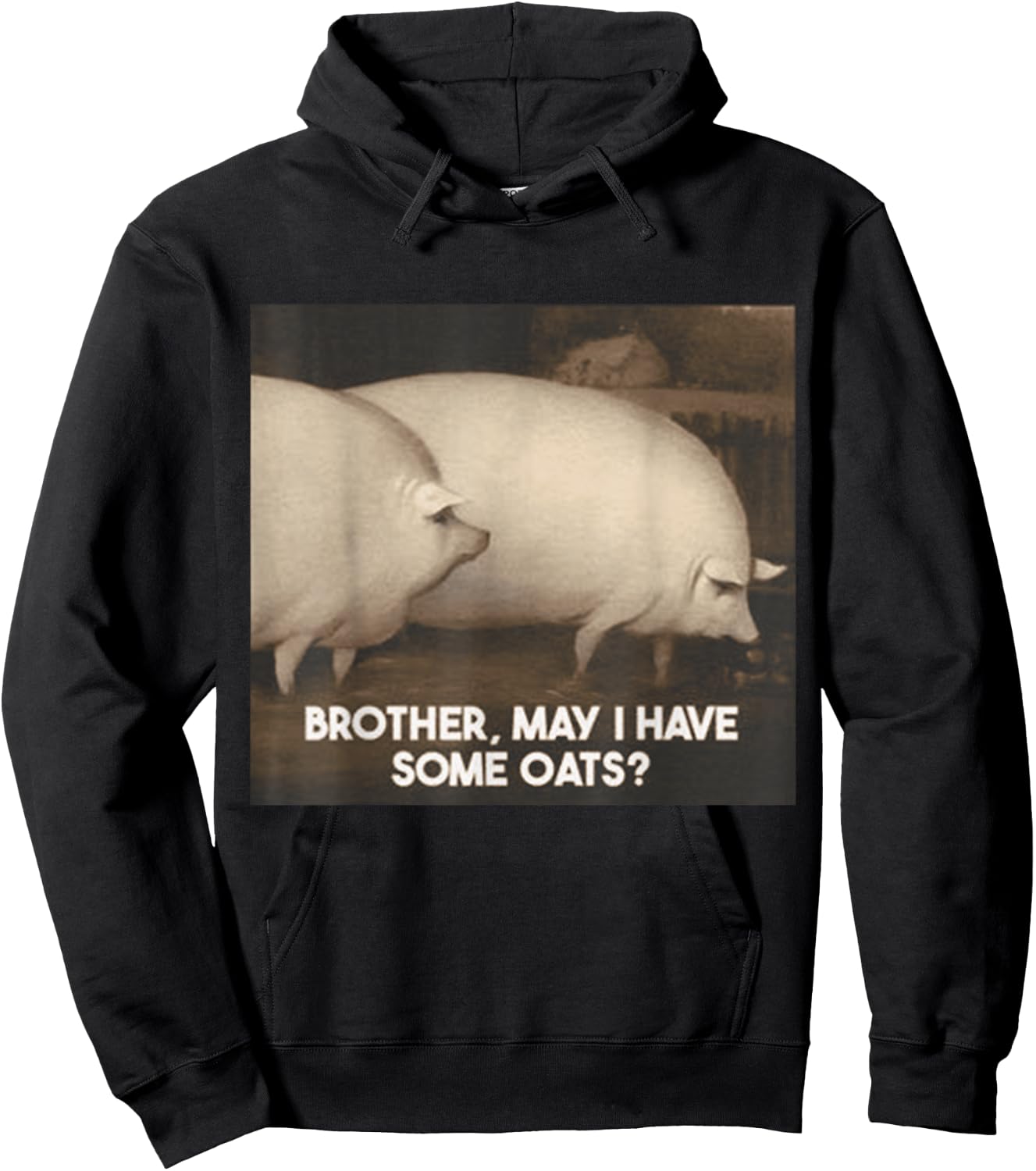 Brother May I Have Some Oats Hoodie - Hoodie | Black