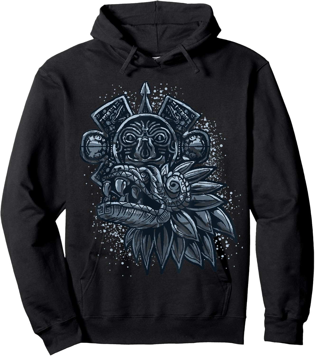 Aztec God Quetzalcoatl Cool Snake Dragon Inca Maya Gift Hoodie - Hoodie | Black